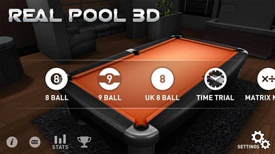 دانلود بازی بیلیارد آفلاین با لینک مستقیم Real Pool 3D 3.25 اندروید