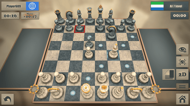 دانلود بازی شطرنج با کیفیت بالا Real Chess 3.51 برای اندروید