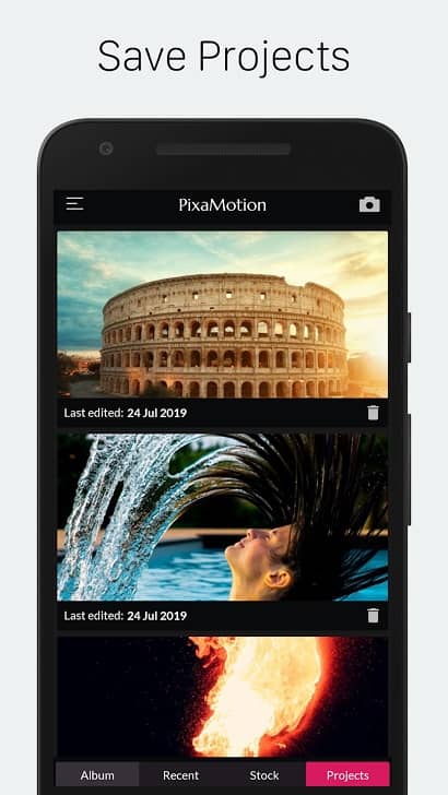 دانلود برنامه PixaMotion 1.0.5 آنلاک برای اندروید