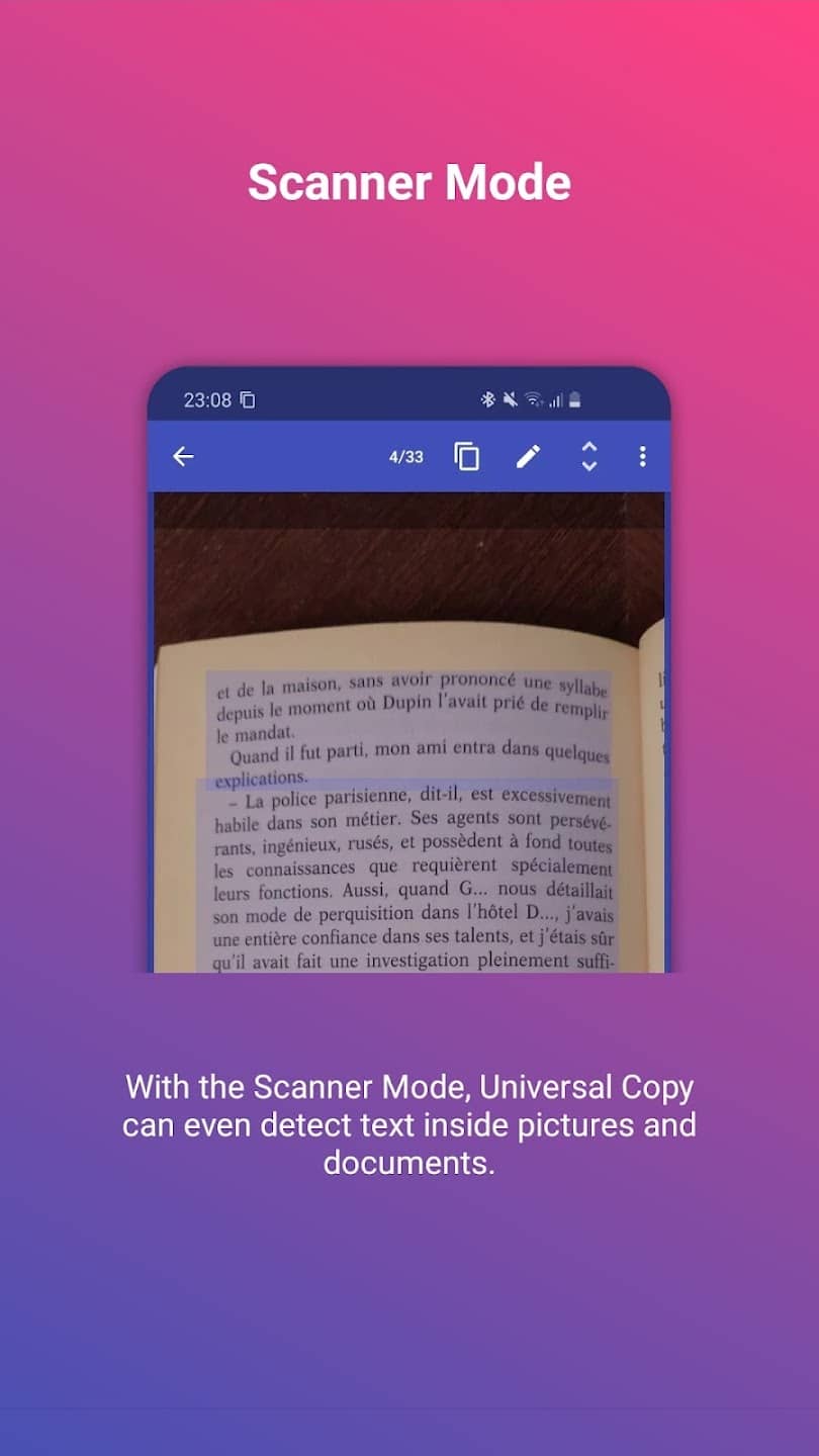 دانلود برنامه کپی متن از روی صفحه گوشی Universal Copy 6.3.3