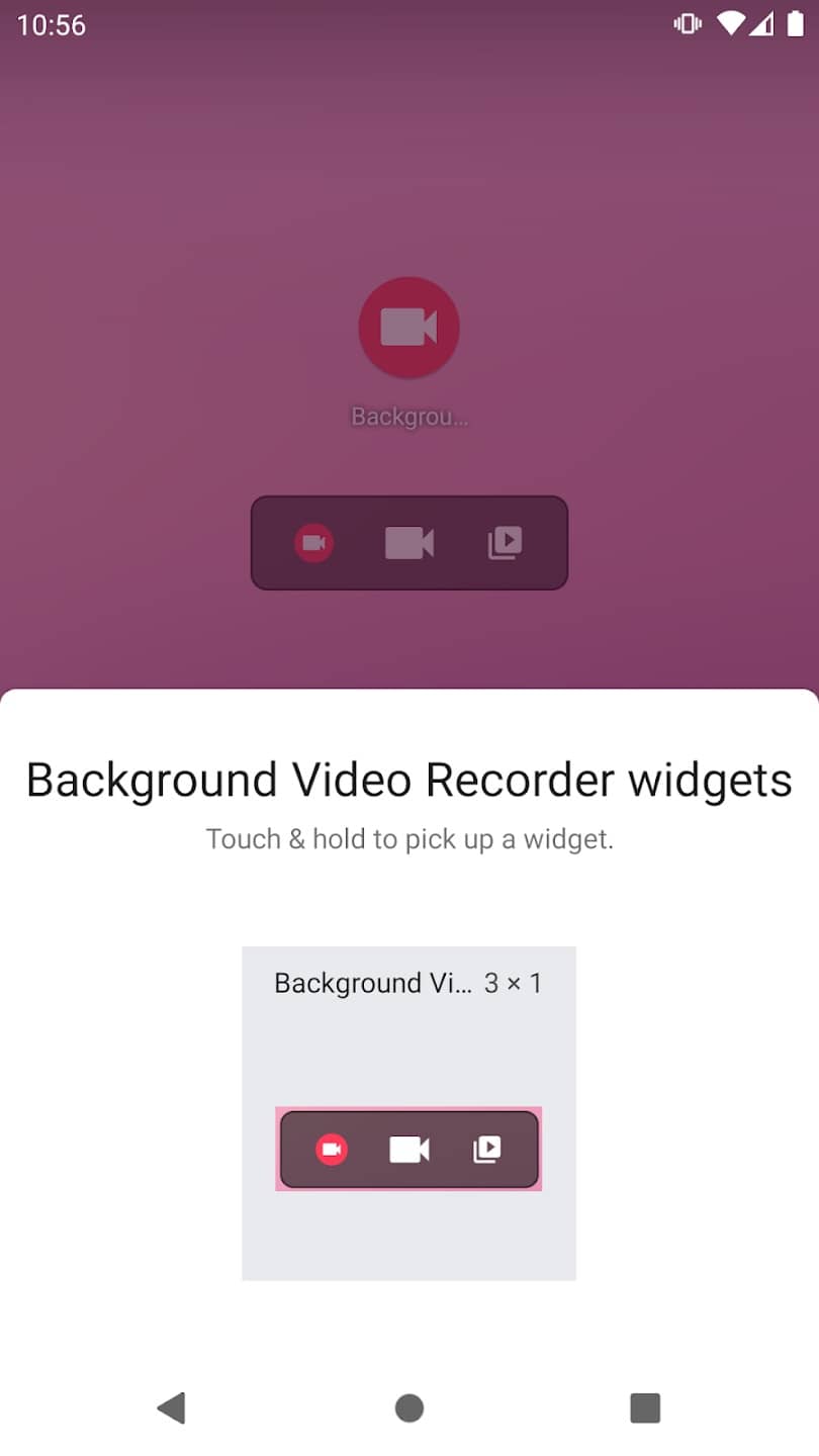 دانلود برنامه Background Video Recorder 1.0.25 برای اندروید