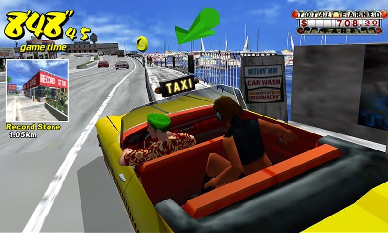 دانلود بازی تاکسی دیوانه اندروید – Crazy Taxi 4.8 با لینک مستقیم