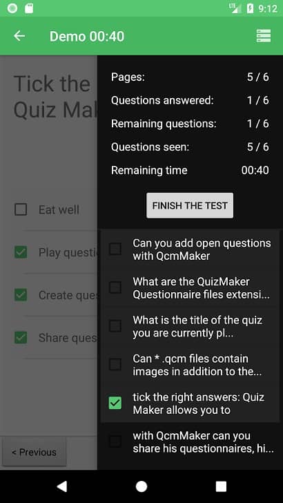 نرم افزار طراحی سوالات تستی برای اندروید – Quiz Maker 4.1.6