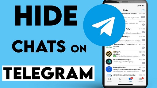 نحوه مخفی کردن چت در پیام رسان تلگرام چگونه است؟
