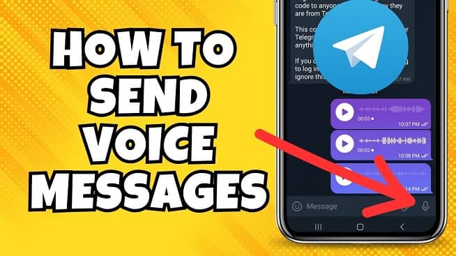 چگونه می توانیم در پیام رسان تلگرام برای دیگران ویس بفرستیم؟